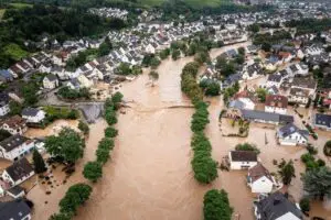 1000-Year Flood Destroying Small Town