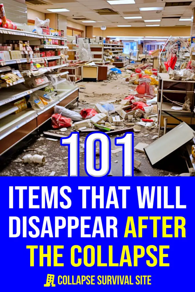 101 Items That Will Disappear After The Collapse