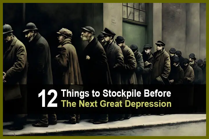 12 Things to Stockpile Before the Next Great Depression