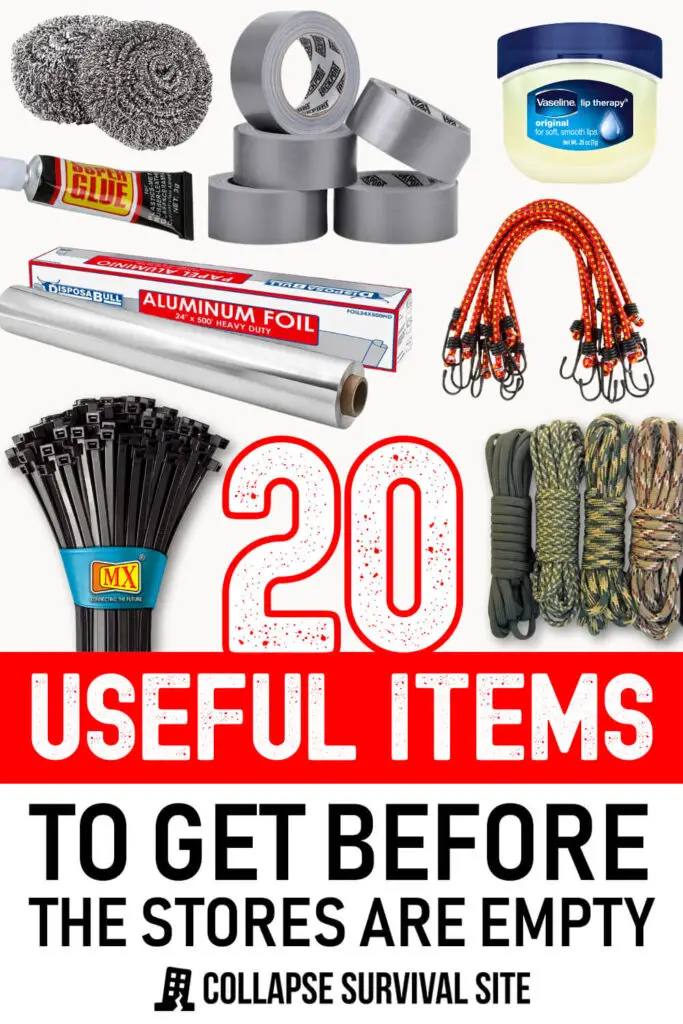 20 Useful Items to Get Before the Stores are Empty