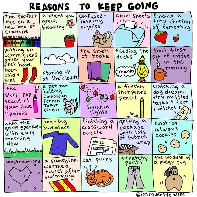 Reasons to Keep Going