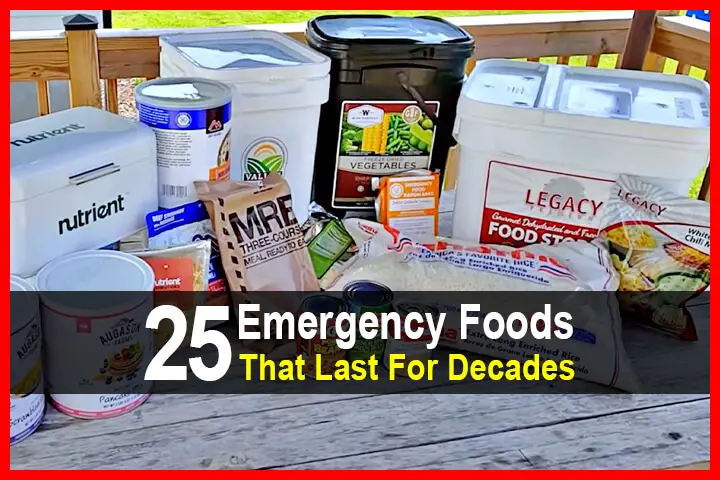 25 Emergency Foods That Last For Decades