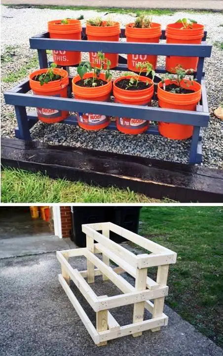 BUCKET PLANT STAND