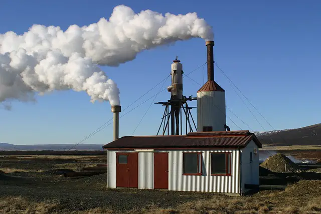 GEOTHERMAL PLANT IN ICELAND