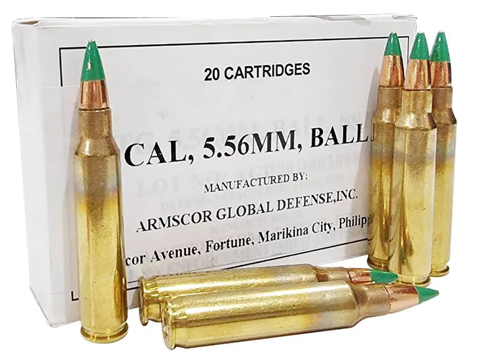 GREEN TIPPED 5.56 BULLETS