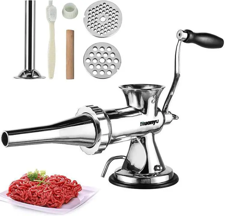 MEAT GRINDER AND SAUSAGE STUFFER