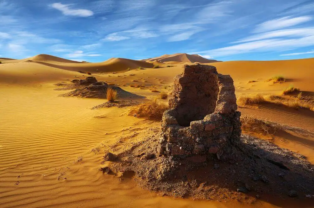 Abandoned Well In The Desert