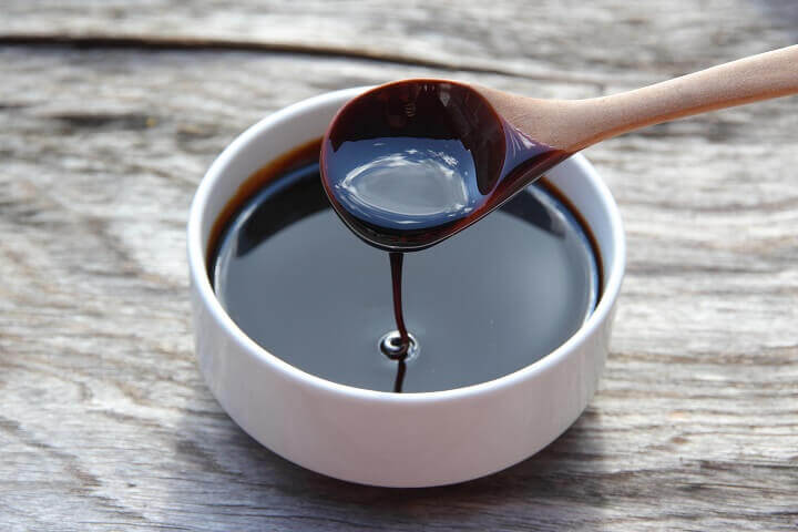 Blackstrap Molasses on a Spoon