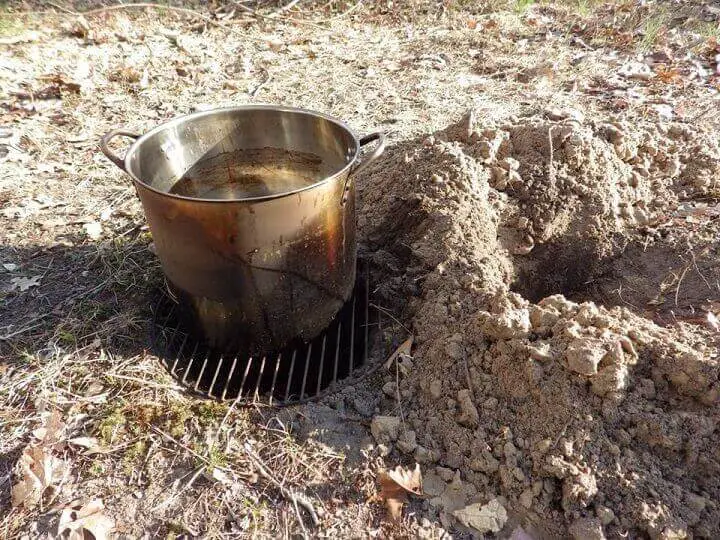 Cooking on Dakota Fire Pit