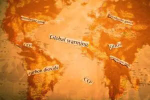Global Warming World Map