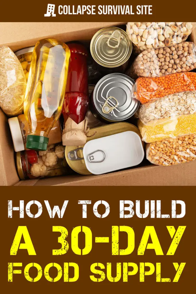 How to Build a 30-Day Food Supply