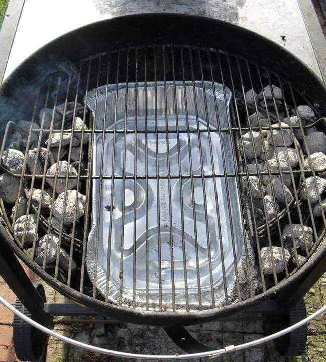 Kettle Grill Roasting Setup