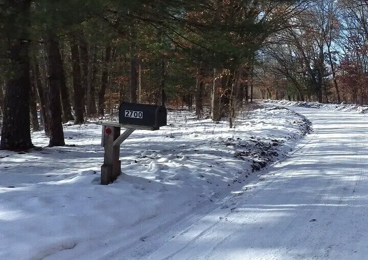 Mailbox in the Snow