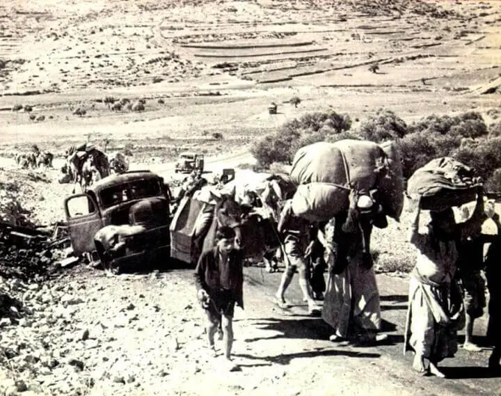 Old Black and White Photo of Travelers