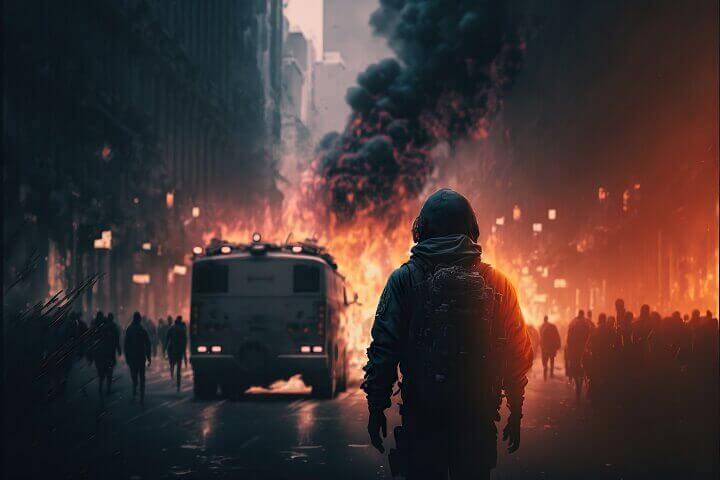 Riots and Chaos in The Streets