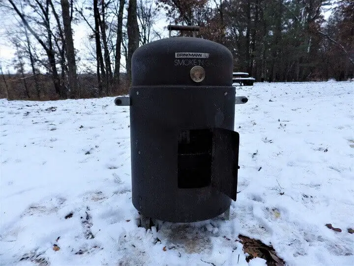 Smoker in the Snow