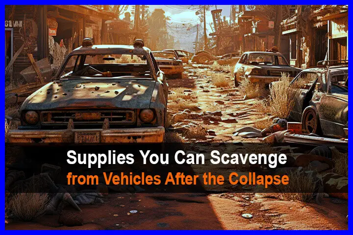 Supplies You Can Scavenge from Vehicles after the Collapse