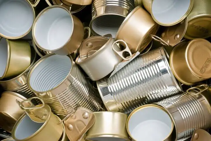 Tin Cans for Recycling