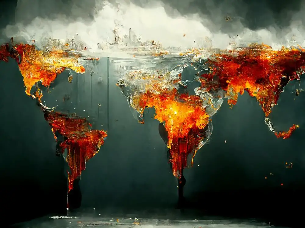 World on Fire Collapsing